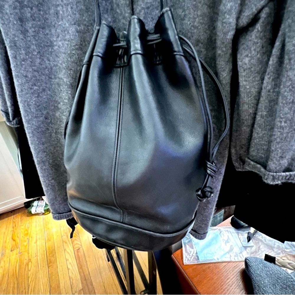 Vintage Coach large Bucket Bag great condition drawstring